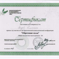 2006 Обретение силы