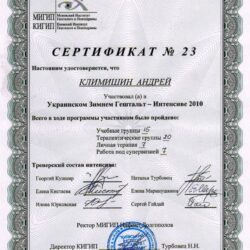 2010 Зимний гештальт-интенсив