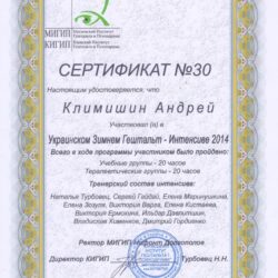 2014 Зимний гештальт-интенсив