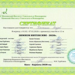 2020 Зимний интенсив